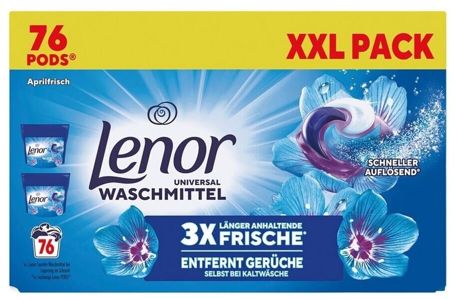 Lenor Gel, Pulver od. All-in-1-Pods, 76/90/100 WG – Penny