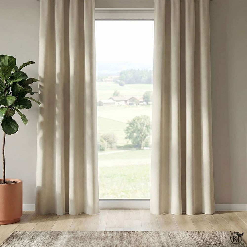 Verdunkelungsdekor uni, 150 cm breit – Reiter