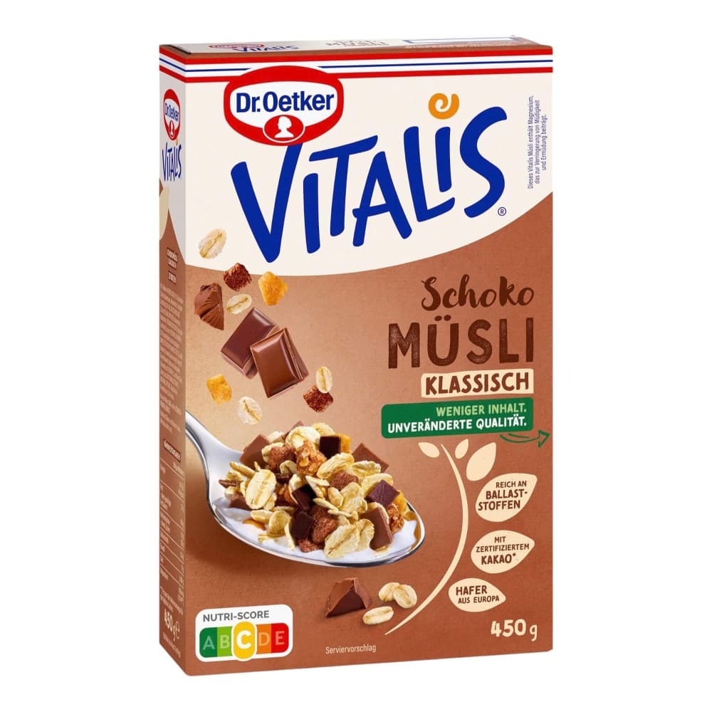 Dr. Oetker Vitalis Müsli 450 g/600 g Angebot bei Penny