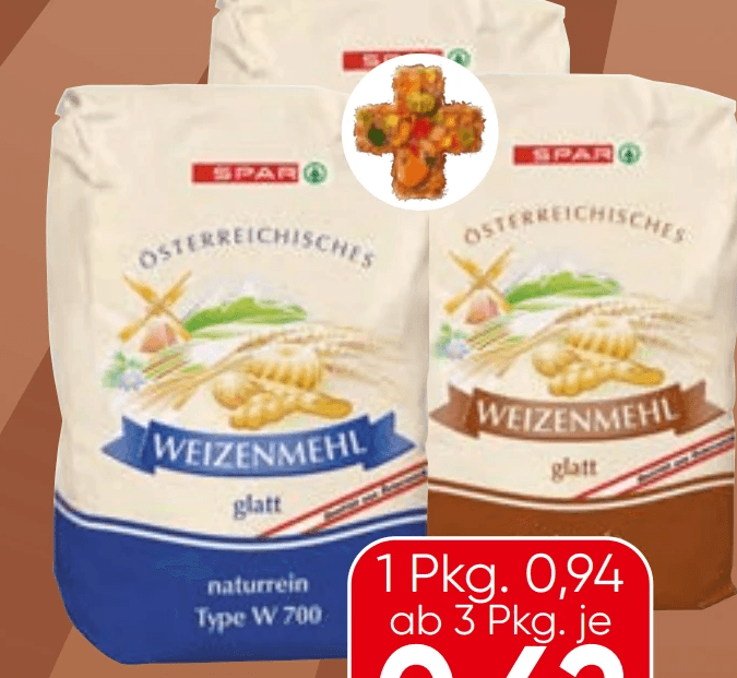 SPAR Weizenmehl, 1 kg – Spar