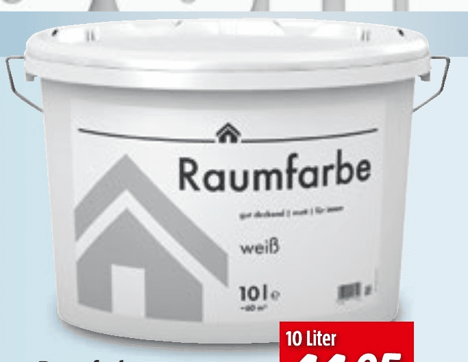Raumfarbe, 10 Liter – Bauhaus