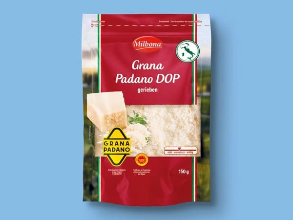Grana Padano DOP gerieben, 150 g – Billa Plus