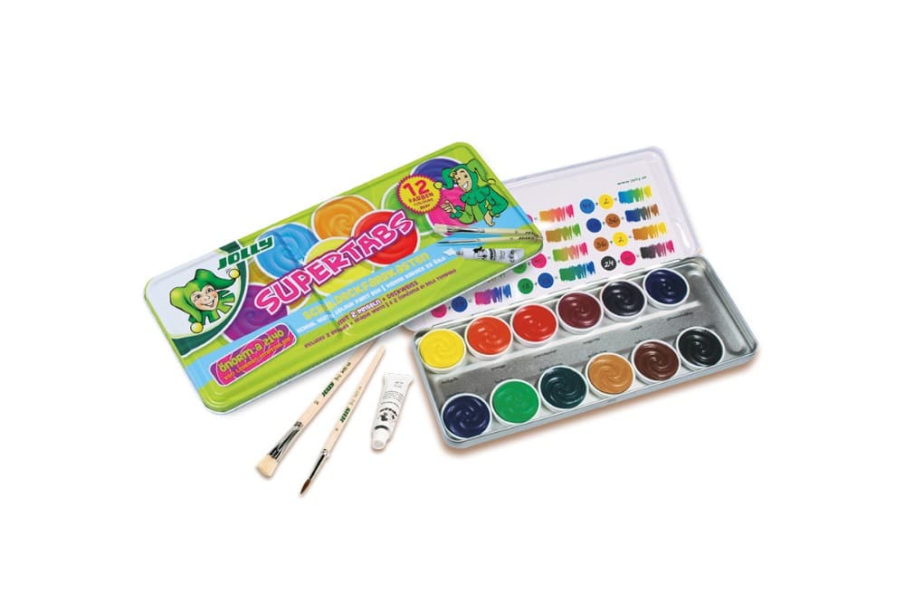 JOLLY Deckfarbkasten Supertabs 12 Farben Angebot bei Maximarkt