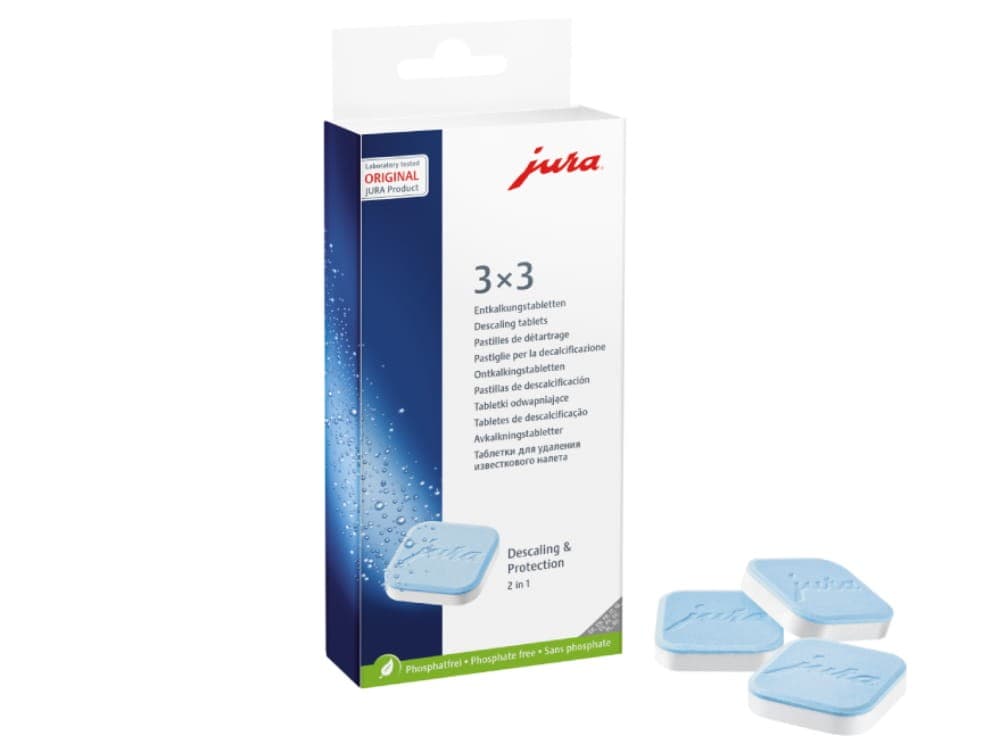 Jura 2-Phasen-Entkalkungstabletten 3 x 3 Stk. Angebot bei Expert