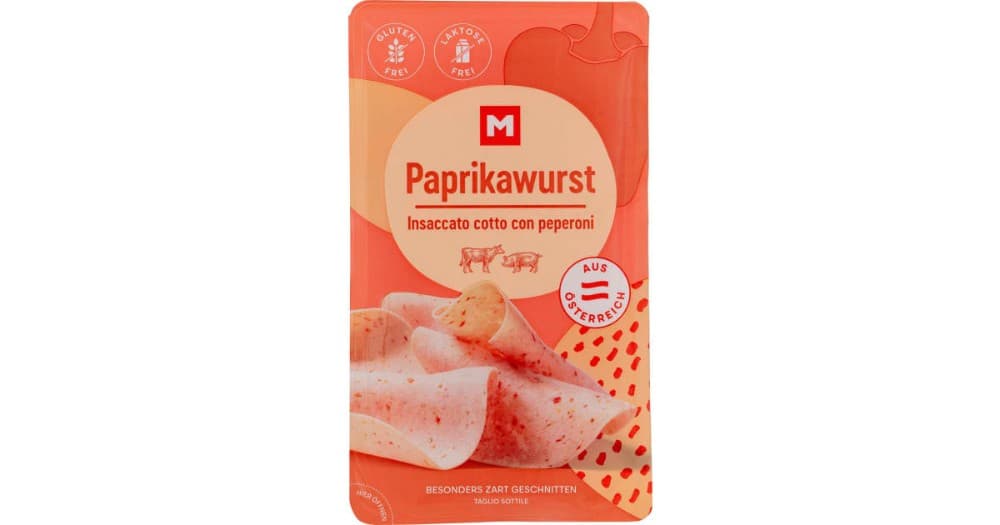 Paprikawurst, 150 g M – MPREIS
