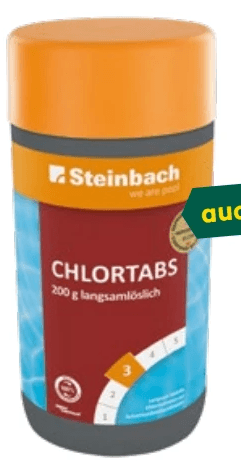 Chlortabs langsamlöslich 200g Steinbach Angebot bei Lagerhaus