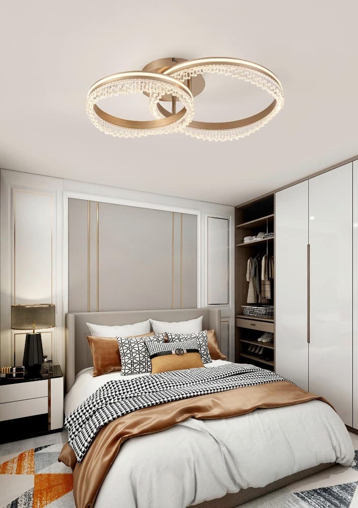 LED-Deckenleuchte Dalila, 59x40x17 cm – Möbelix
