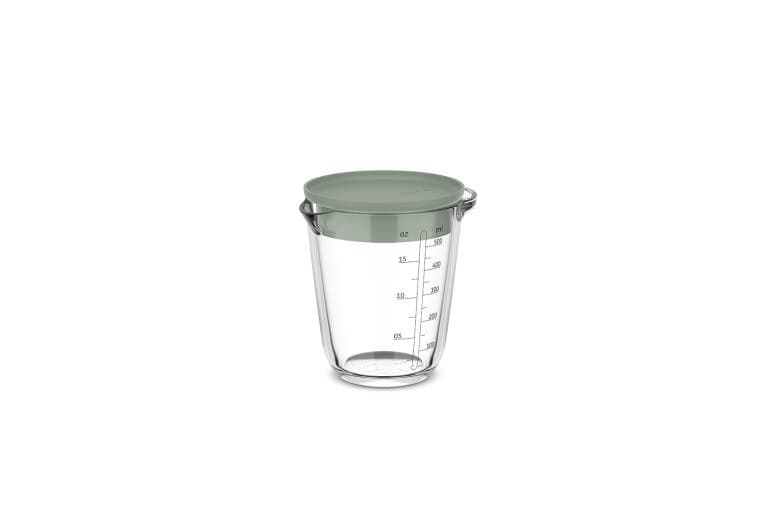 Glas-Messbecher mit Deckel, 500 ml – Müller