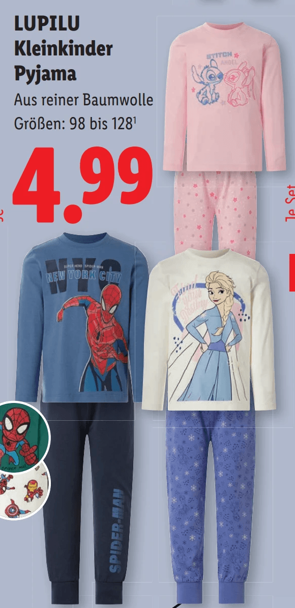 Lupilu Kleinkinder Pyjama – Lidl