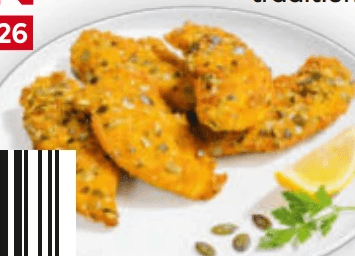 Hühner-Innenfilet mit Kürbiskernpanier, per 100 g – Billa