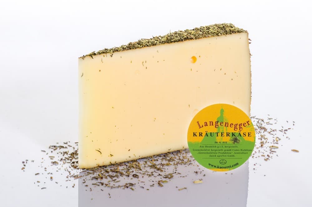 Kräuter-, Chili- oder Pfefferkäse, 100 g Sennerei Langenegg – Interspar