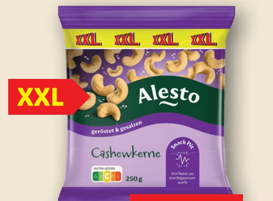 Cashewkerne, 250 g Alesto – Lidl