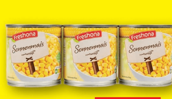 Freshona Sonnenmais, 3x 212 ml – Lidl