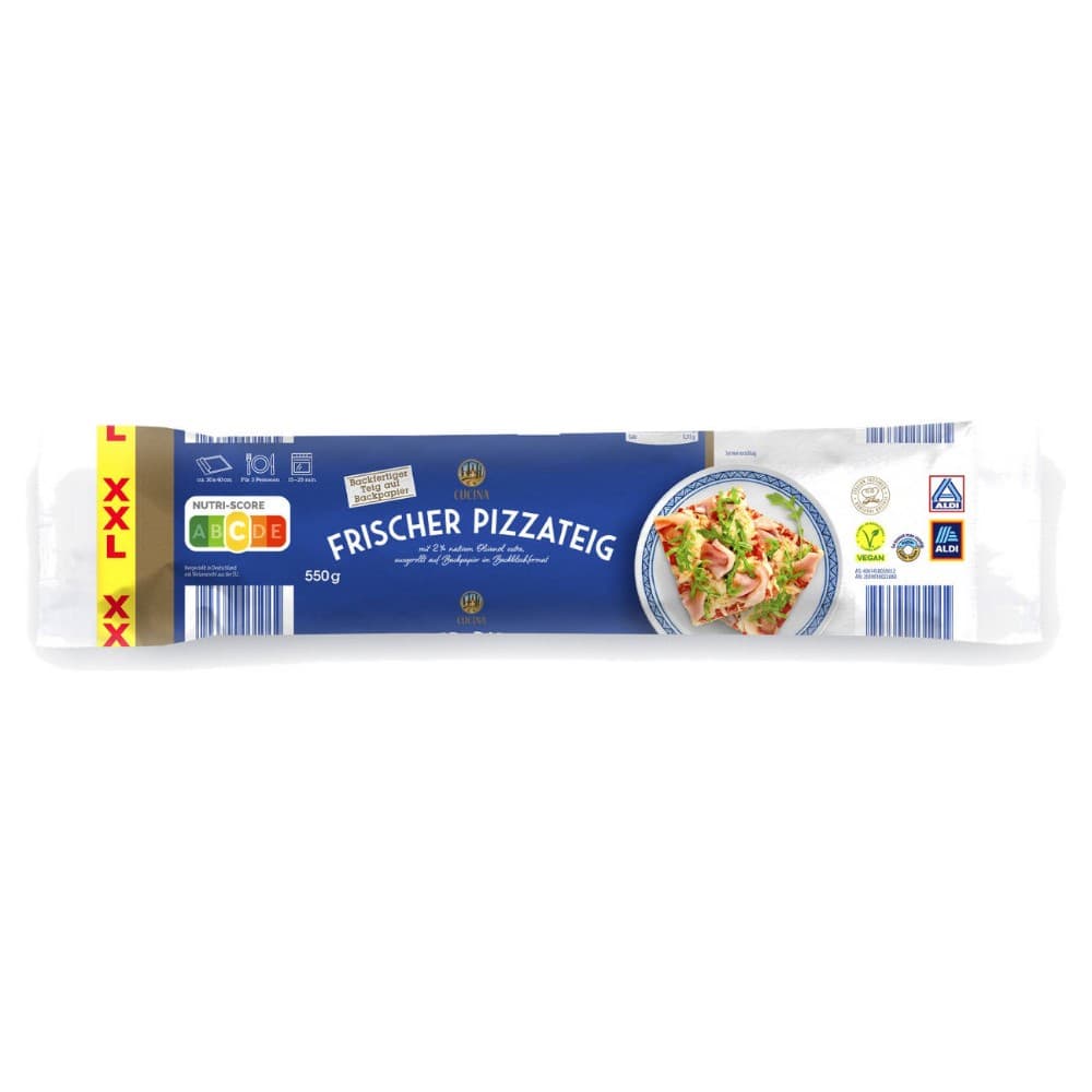 Cucina XXL Pizzateig, 550 g – Hofer