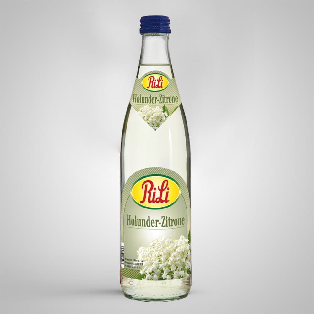 RiLi Limonade, 0,5 Liter MEHRWEG-Flasche in der 20er-Kiste je Flasche Rieder Bier – Maximarkt
