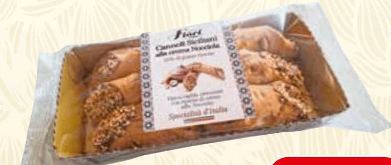 Fiori Cannoli Siciliani alla Crema Nocciola, 150-g-Packung – Spar