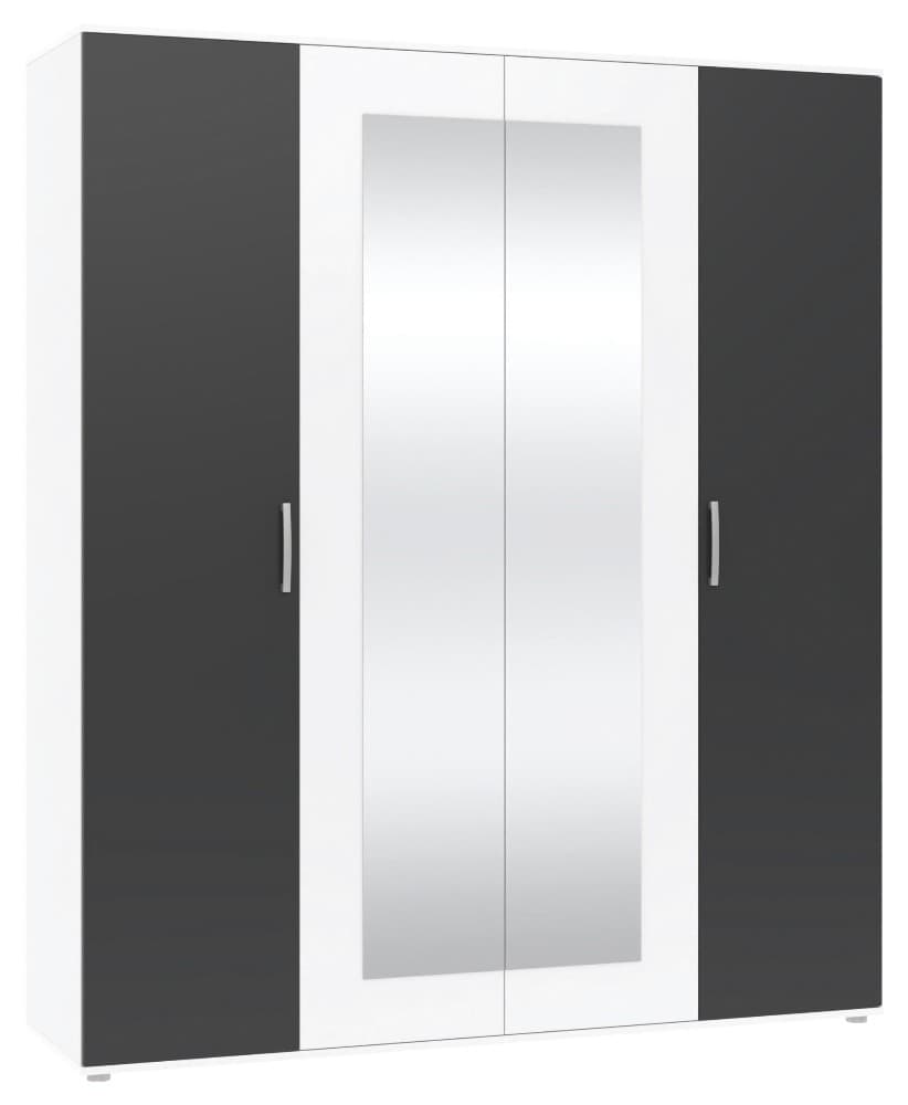 Kleiderschrank, 3 Türen – Möbelix