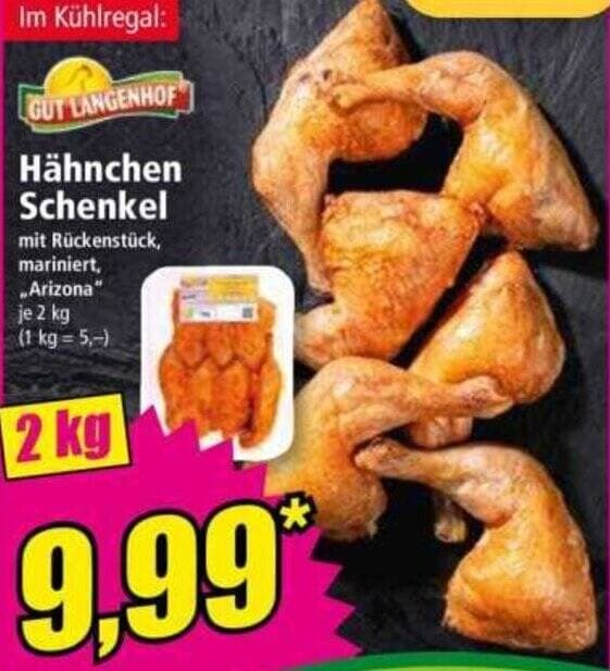 Hähnchen Geflügelpaket, 2 kg Gut Langenhof – Norma