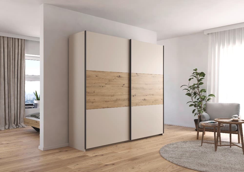 Schwebetürenschrank „ELLMAU“ ca. 218x210x59 cm Angebot bei Mömax