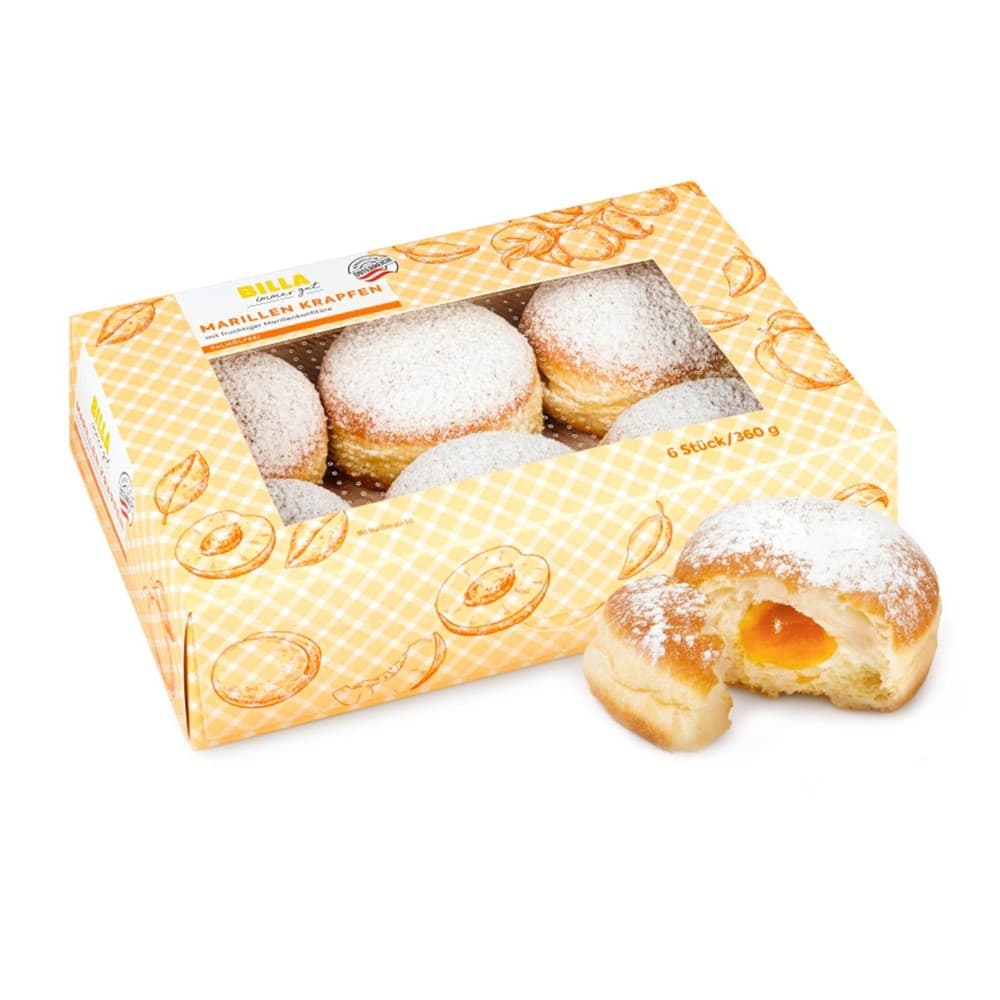 BILLA immer gut Marillenkrapfen, 360 g – Billa