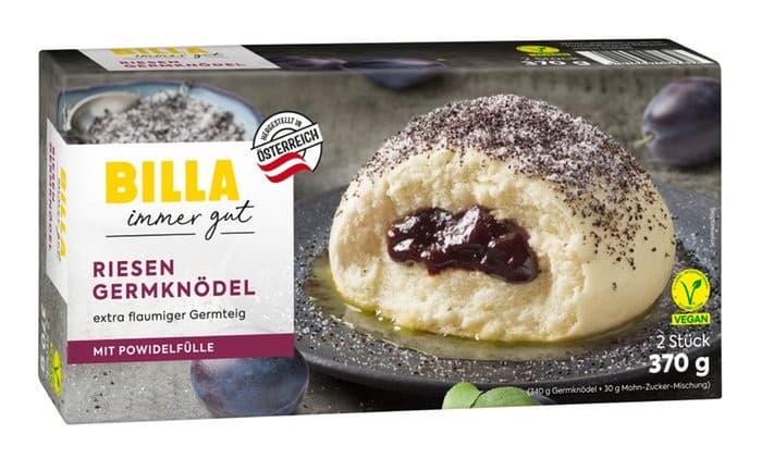 BILLA immer gut Riesengermknödel, 370 g – Billa