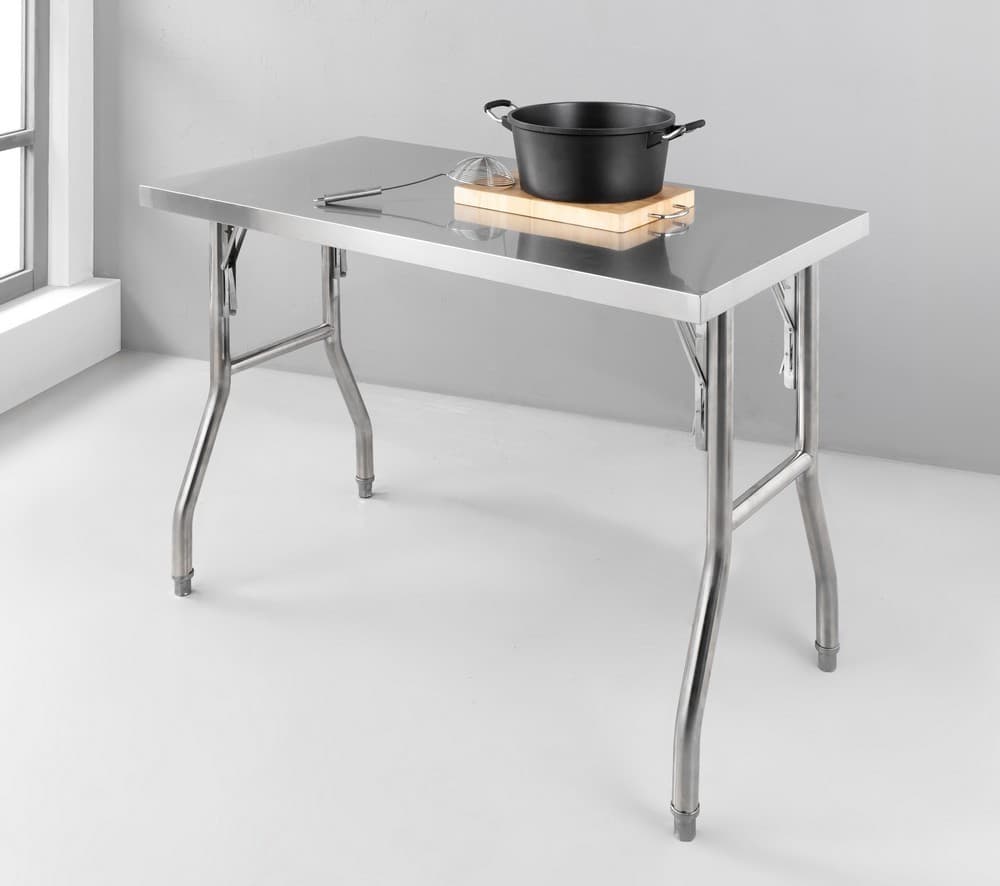 Klapptisch aus Edelstahl ca. 120 x 60 x 80 cm BETTER HOME Angebot bei Norma