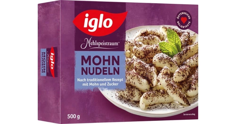 Mohnnudeln, 500 g Iglo – Lidl