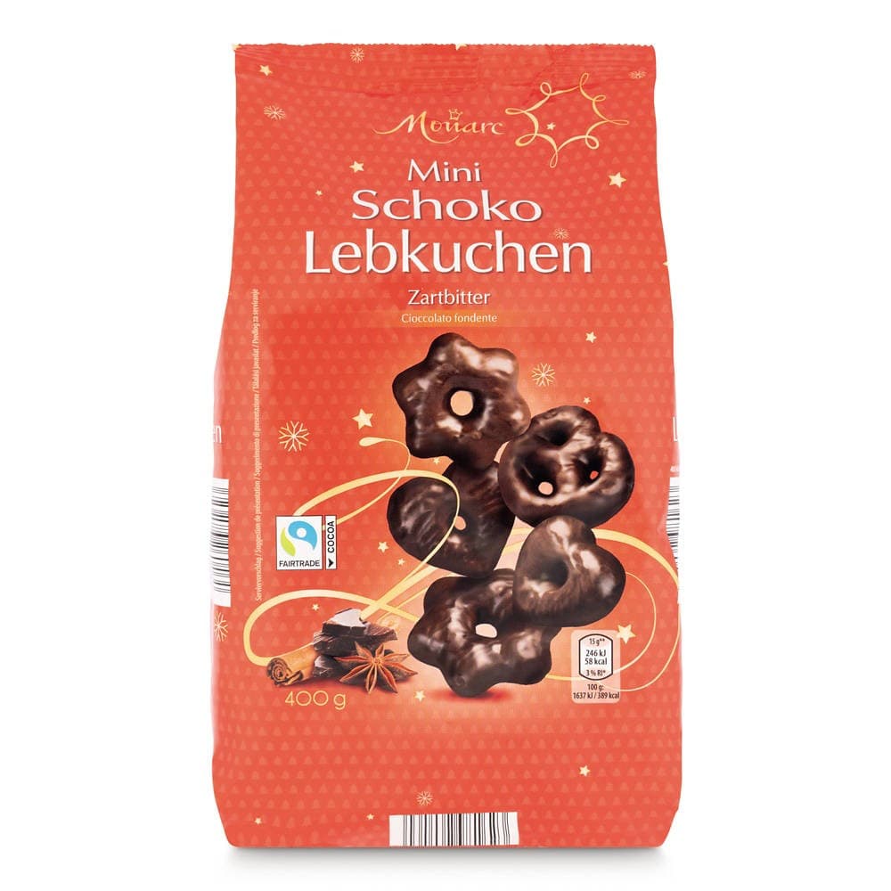 Monarc Mini Schoko Lebkuchen, 400 g – Hofer