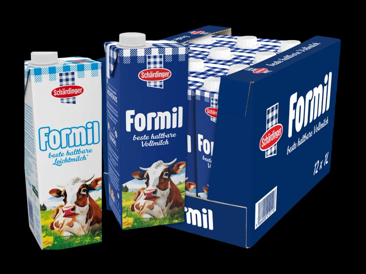 Schärdinger Formil H-Vollmilch oder H-Leichtmilch, 1 Liter – Maximarkt
