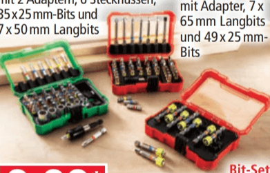 KRAFT Stecknuss- und Bit-Set 50-tlg. Angebot bei Norma
