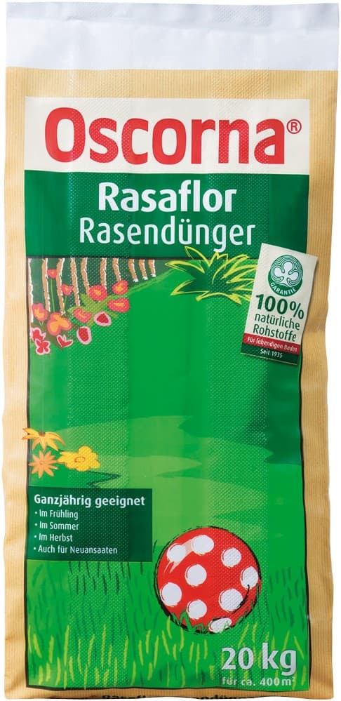 OSCORNA Rasaflor Rasendünger, 20 kg – Lagerhaus