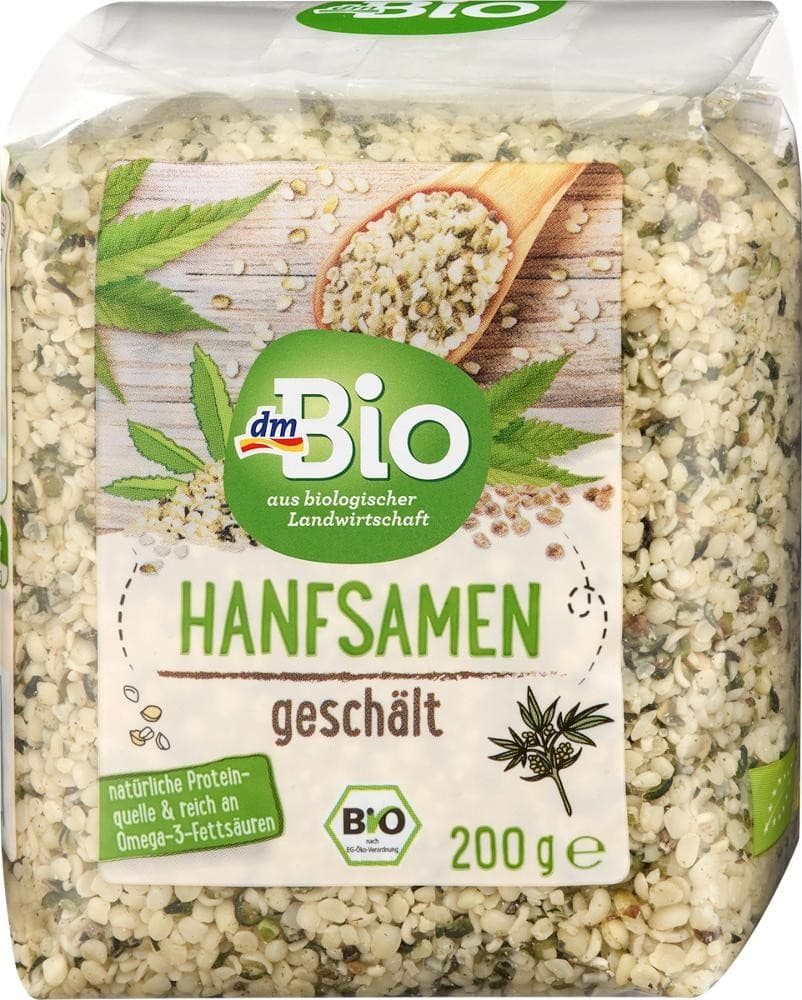 Hanfsamen geschält, 200 g dmBio – Dm