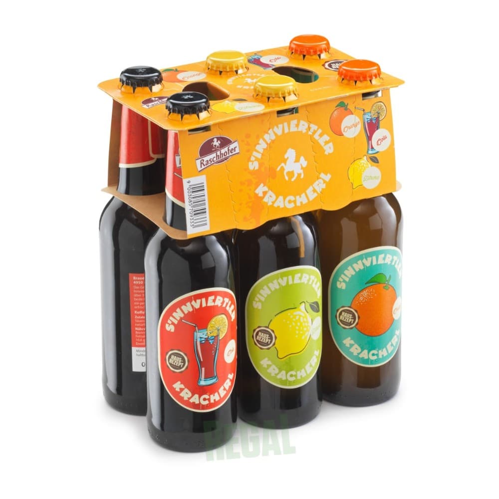 Raschhofer Innviertler Kracherl gemischt, 6 x 0,33 Liter – Spar
