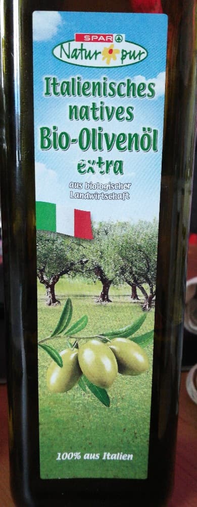 Italienisches natives Bio-Olivenöl extra 0,75 Liter SPAR Natur pur Angebot bei Spar
