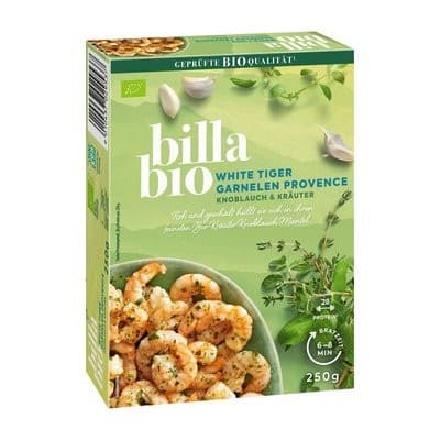BILLA Bio Garnelen Natur od. Provence, 225 g–250 g – Billa Plus