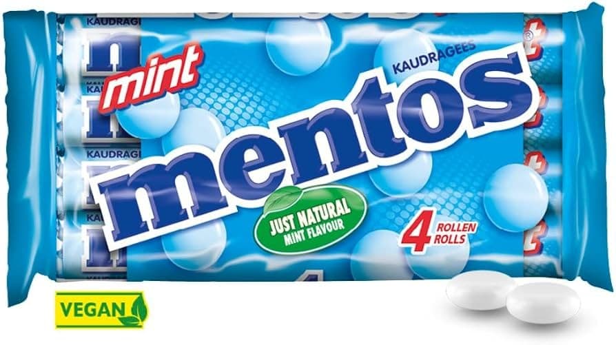 Mentos Kaudragees Big Pack 4 Rollen + 1 Rolle gratis, 190 g Angebot bei Norma