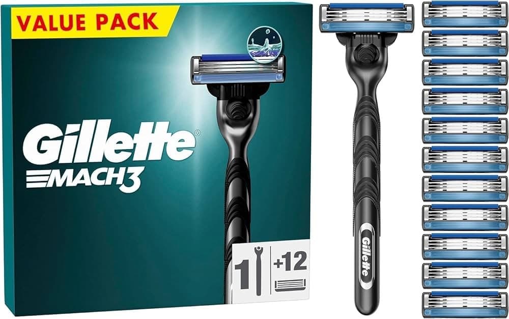 Gillette Mach3 Rasierklingen, 12 Stück – Bipa