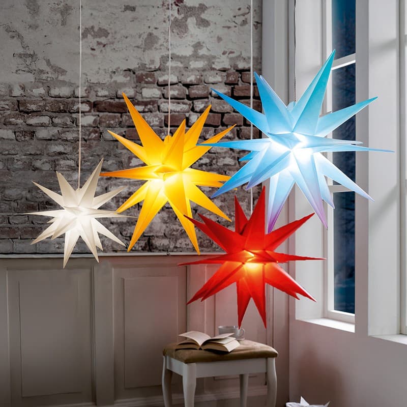 3D-LED-Outdoor-Weihnachtsstern, Ø ca. 57 cm I-GLOW by Winterworld – Norma