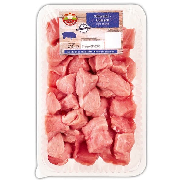 Schweine-Geschnetzeltes, 800 g Gut Bartenhof – Norma