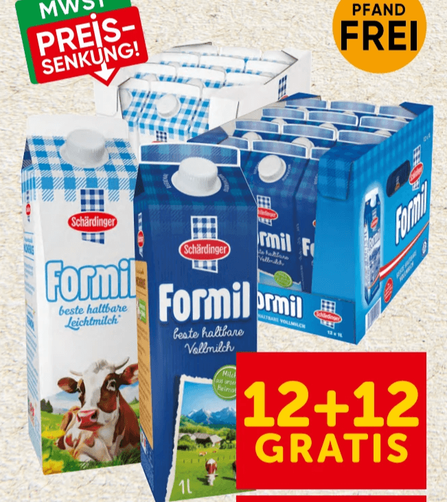 Formil, 1-Liter-EINWEG-Packung Schärdinger – Interspar