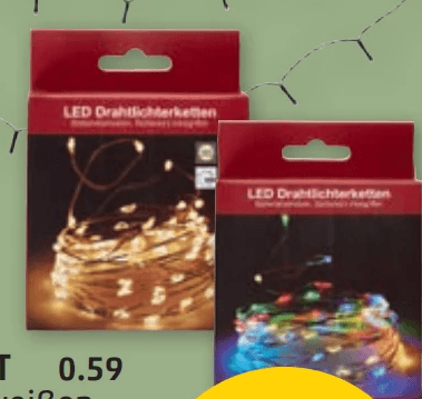 LED-Deko-Silberdraht – Penny