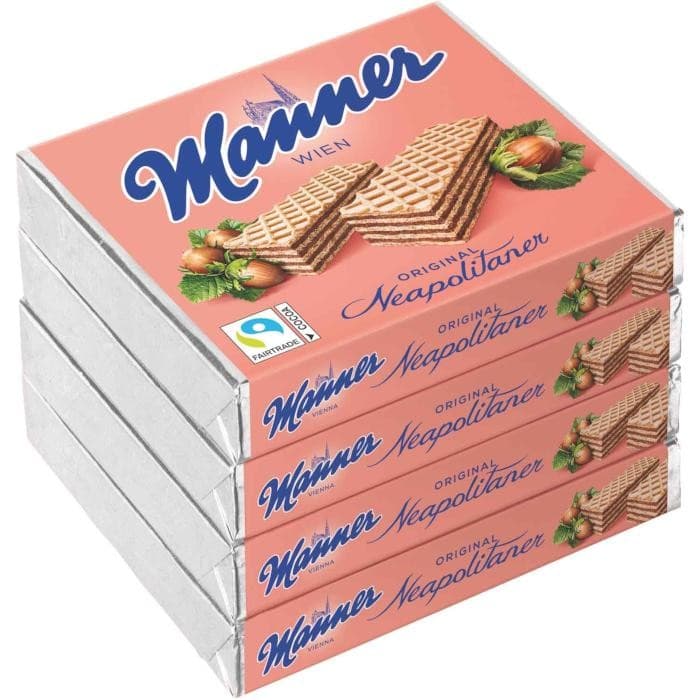 Manner Original Neapolitaner, 4 x 75 g – Hofer