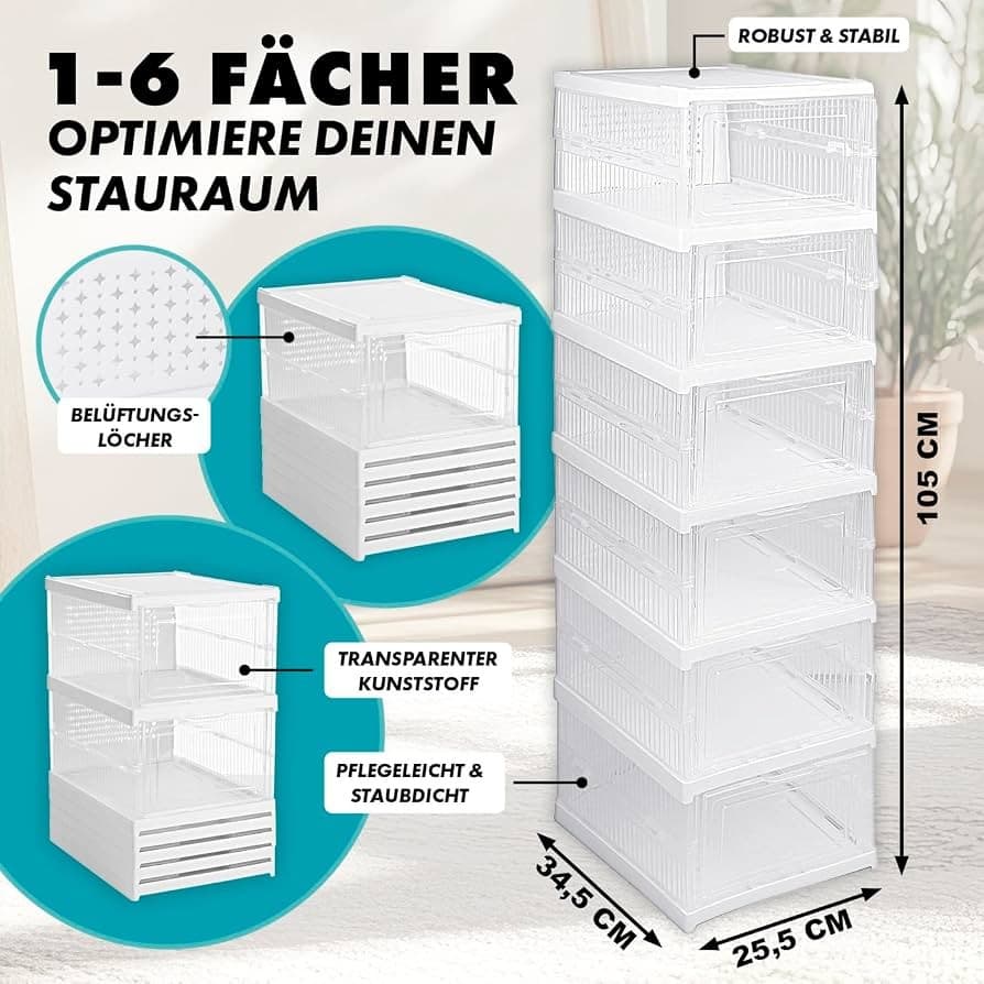 Faltbarer Schuhorganizer ca. 25,5 x 34,5 x 105 cm EasyMaxx Angebot bei Penny