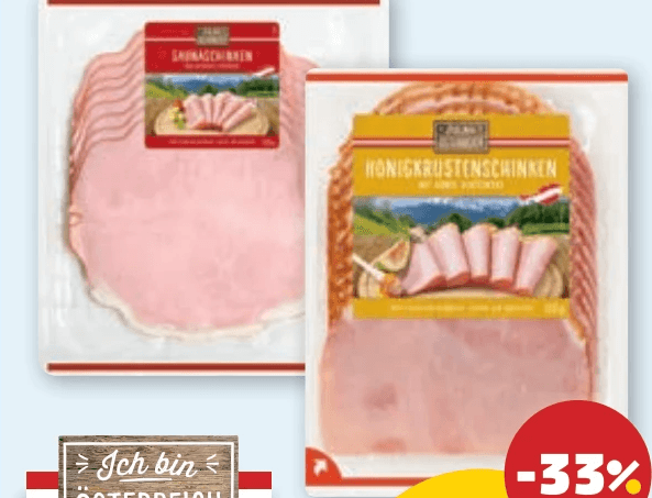 Honigkrusten- od. Saunaschinken 150 g Angebot bei Penny