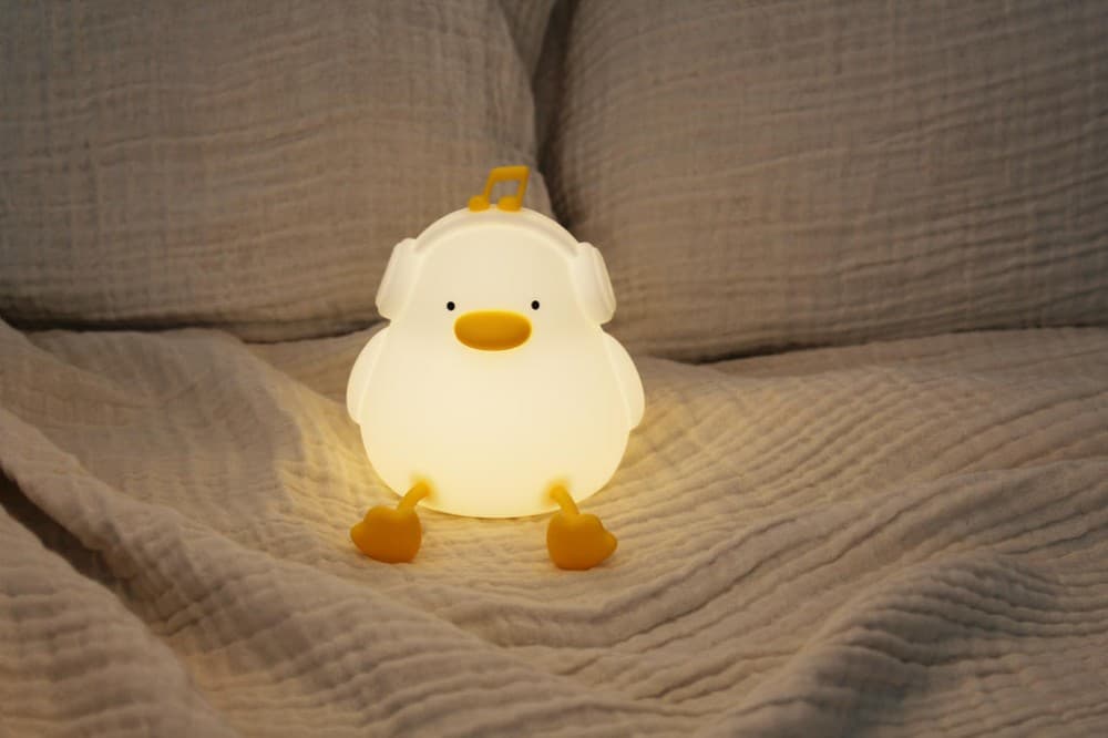 Silikon-Nachtlichter Ente Jamie, L 13 cm – Müller