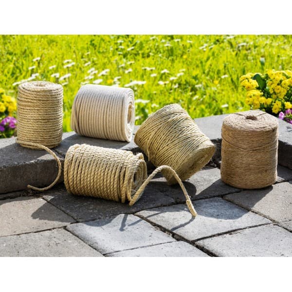 Kraft Werkzeuge XXL-Naturseile Baumwollseil, ca. 60 m x 6 mm – Norma