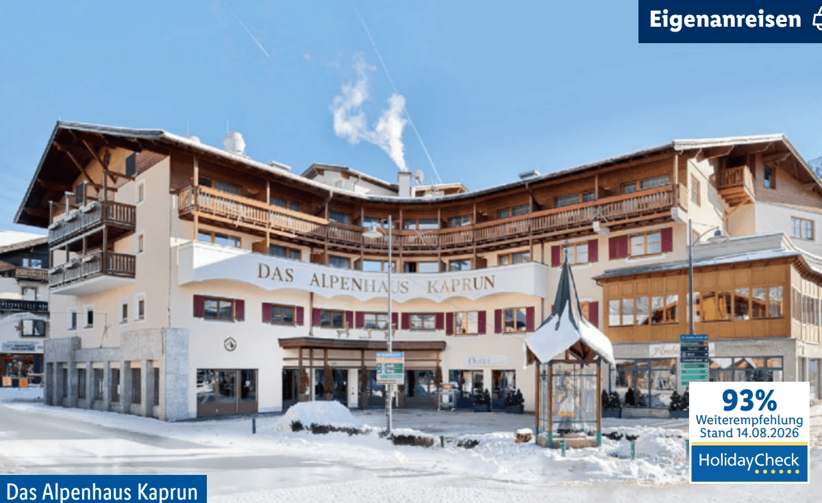 Salzburger Land Kaprun – Das Alpenhaus****, 3 bzw. 4 Nächte – Lidl Reisen