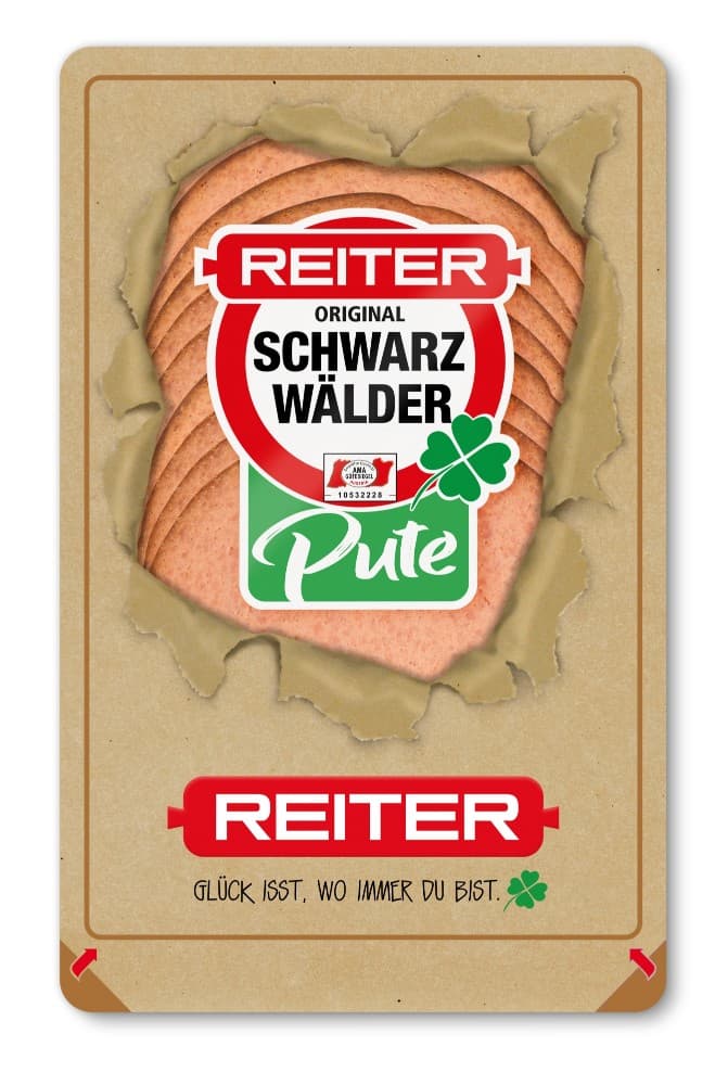 Reiter Mettwurst, AMA Schwarzwalder oder Puten-Schwarzwälder 125 g/80 g Angebot bei Interspar