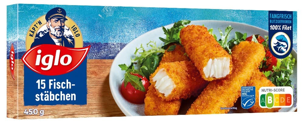 Iglo Fischstäbchen, 240 g - 450 g – Maximarkt