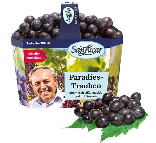 SanLucar Paradies-Trauben rot, per Kilo – Billa Plus